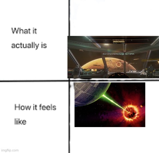 What it actually is, How it feels like | image tagged in what it actually is how it feels like | made w/ Imgflip meme maker