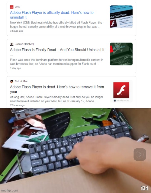 Rest in peace, Adobe. | image tagged in plainrock f,adobe flash,dead,rip | made w/ Imgflip meme maker