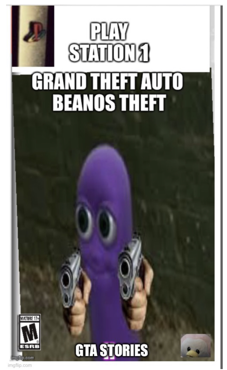 Gta beanos theft Blank Meme Template