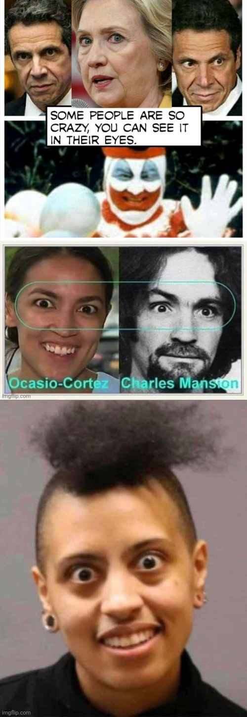 Insane in the membrane | image tagged in crazy eyes,insanity,left wing,democrats,communism | made w/ Imgflip meme maker