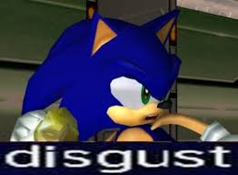 Sonic disgust Blank Meme Template