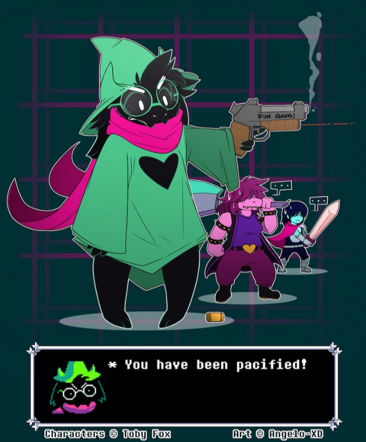 Ralsei you have been pacified Blank Meme Template