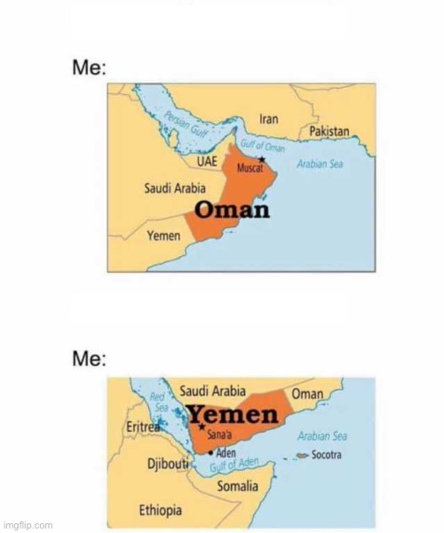 High Quality Yemen Oman fixed textboxes Blank Meme Template