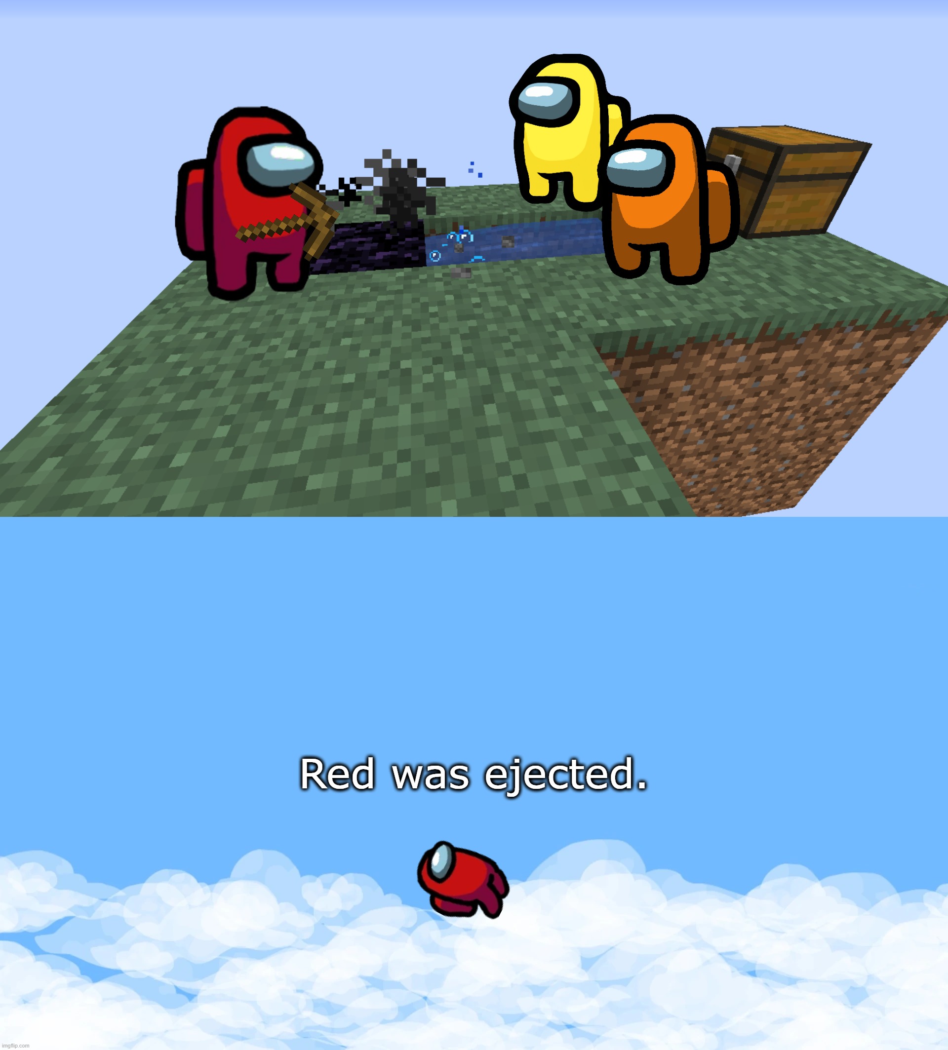 Red was ejected. | made w/ Imgflip meme maker