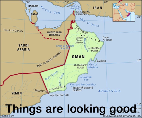 Oh man. Both Warnock and Ossoff might win their races?! | Things are looking good | image tagged in oman map,senate,senators,politics lol,political humor,current events | made w/ Imgflip meme maker