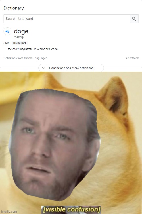 What is a Doge | image tagged in memes,doge,visible confusion,obi wan kenobi | made w/ Imgflip meme maker