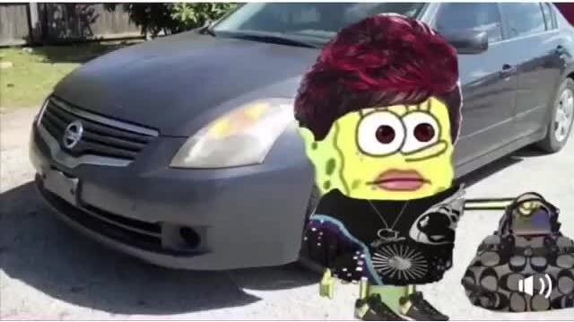 High Quality Spongebob Nissan Blank Meme Template