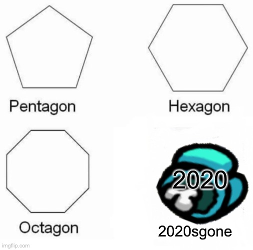 Meant to post on New Years= post memes peaple please | 2020; 2020sgone | image tagged in memes,pentagon hexagon octagon | made w/ Imgflip meme maker