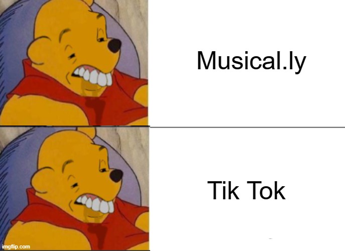 Tuxedo Winnie The Pooh | Musical.ly; Tik Tok | image tagged in memes,winnie the pooh | made w/ Imgflip meme maker