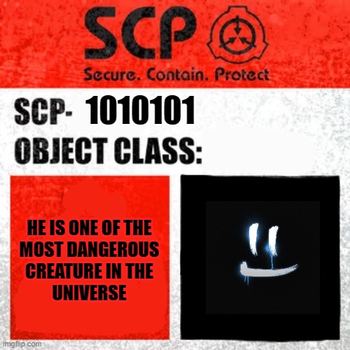 The most dangerous scp of all time - Imgflip