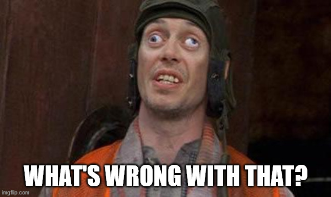 Looks Good To Me | WHAT'S WRONG WITH THAT? | image tagged in looks good to me | made w/ Imgflip meme maker