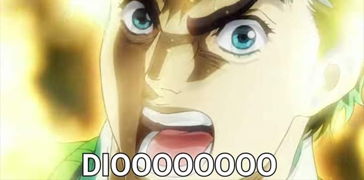 High Quality Jonathan Joestar DIOOOOOOOO Blank Meme Template