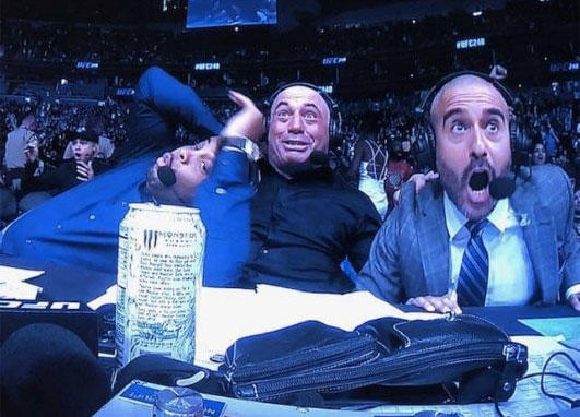 Joe Rogan ufc 248 reaction Blank Meme Template