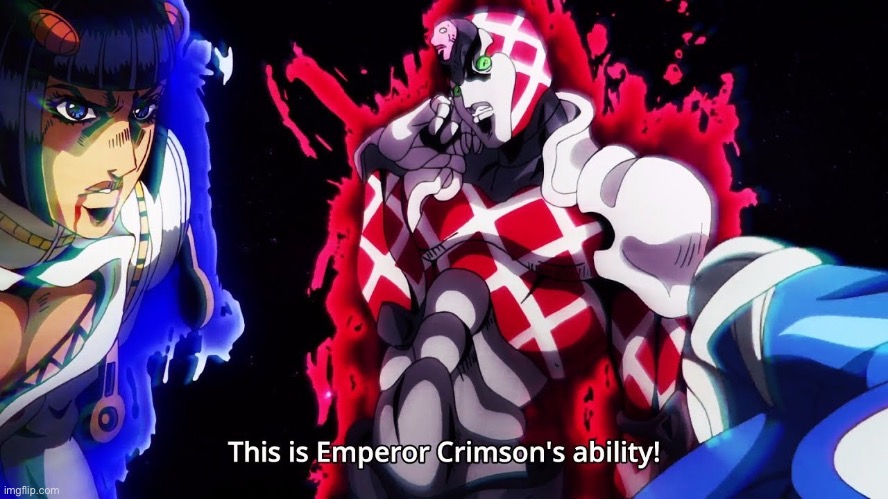 King Crimson`s ability | image tagged in king crimson s ability | made w/ Imgflip meme maker
