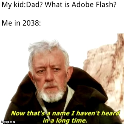 So long old friend | image tagged in memes,funny,pandaboyplaysyt,2020 sucks,adobe flash | made w/ Imgflip meme maker
