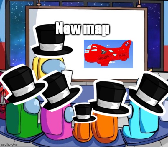 among us presentation | New map | image tagged in among us presentation | made w/ Imgflip meme maker