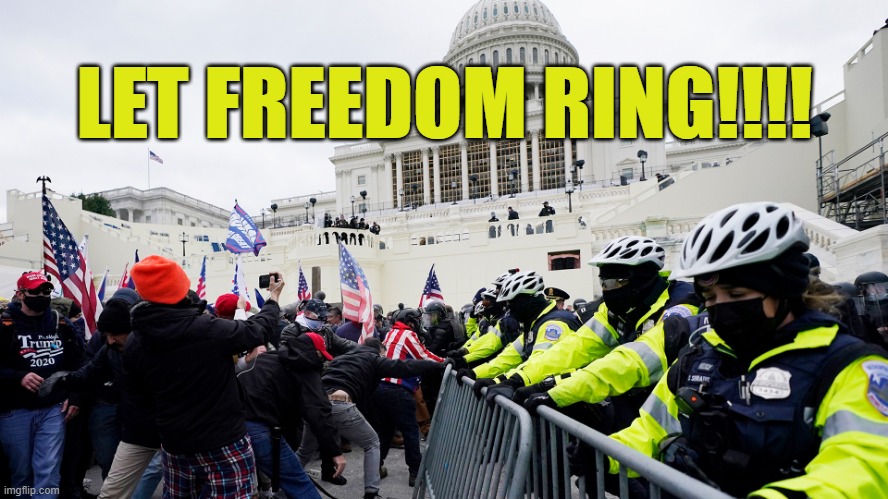 Let Freedom Ring!!!! | LET FREEDOM RING!!!! | image tagged in political meme,rigged elections,make america great again,washington dc,government corruption,stolen election | made w/ Imgflip meme maker