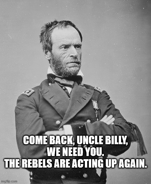 Uncle Billy | COME BACK, UNCLE BILLY,
WE NEED YOU.
THE REBELS ARE ACTING UP AGAIN. | image tagged in maga | made w/ Imgflip meme maker