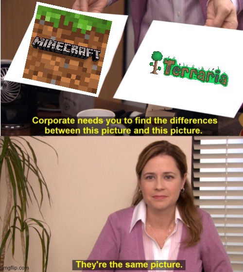 High Quality Minecraft Blank Meme Template