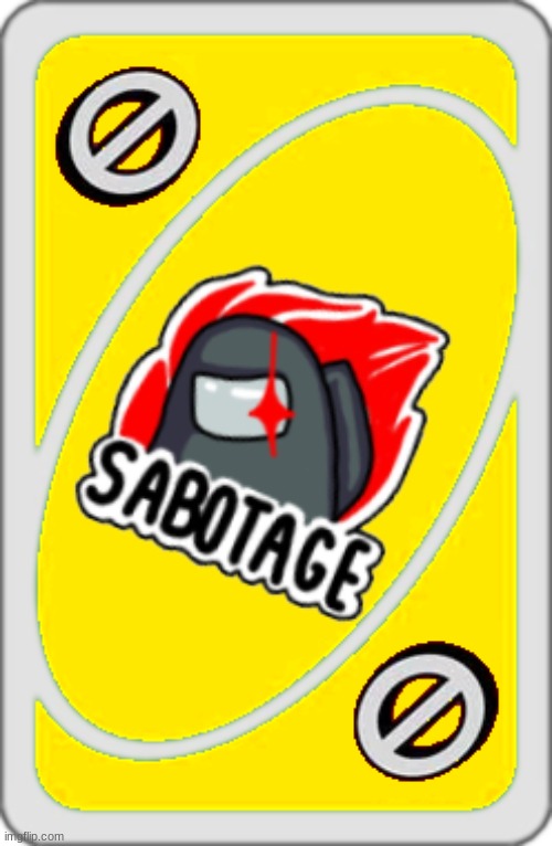 The skip card for Among Uno! | image tagged in among uno | made w/ Imgflip meme maker