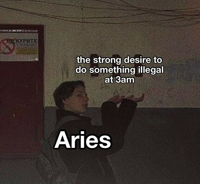 Aries stuff from prientist Blank Meme Template