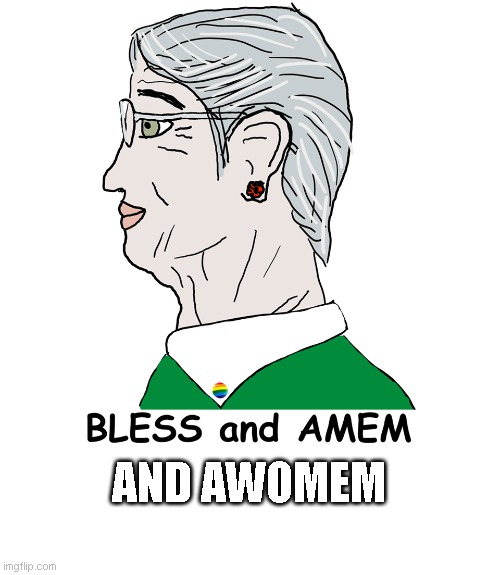 Susan from the Parish Council corrects the crazy pastor | AND AWOMEM | image tagged in memes,awomen,susan | made w/ Imgflip meme maker