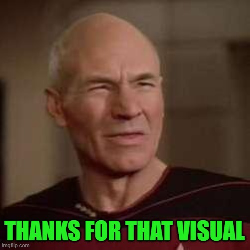 THANKS FOR THAT VISUAL | made w/ Imgflip meme maker