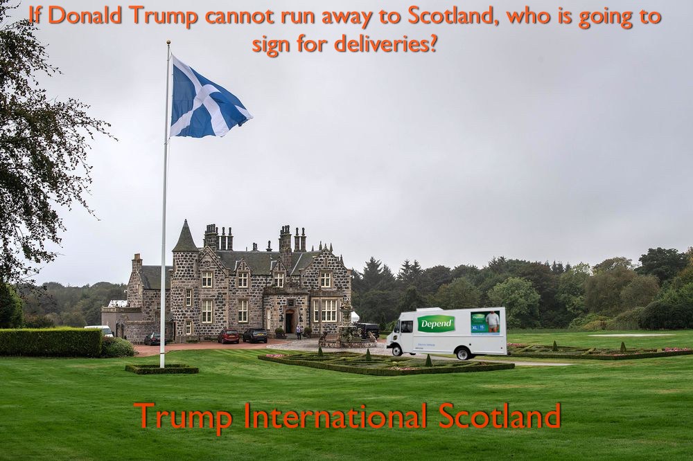 Trump Golf Course Blank Meme Template