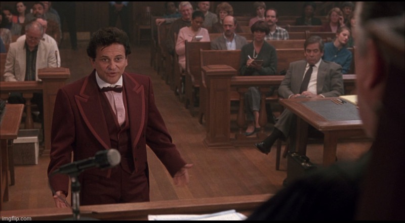 My Cousin Vinny | image tagged in my cousin vinny | made w/ Imgflip meme maker