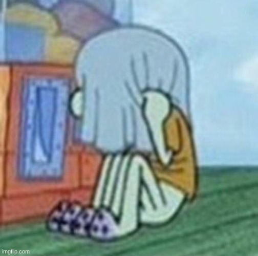 School pfp , pt.7 i think? | image tagged in hiding squidward | made w/ Imgflip meme maker
