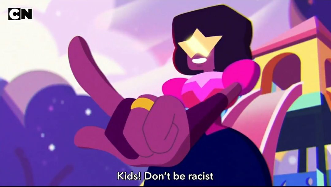 Garnet Kids! Don't be racist Blank Meme Template