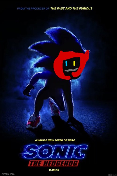 Sonic Movie Teaser Poster | image tagged in sonic movie teaser poster | made w/ Imgflip meme maker