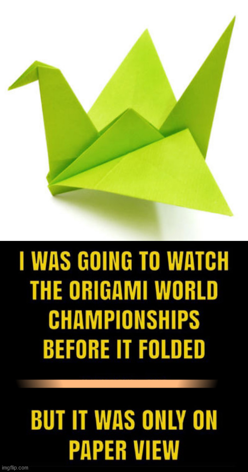 image tagged in origami crane,eye roll | made w/ Imgflip meme maker