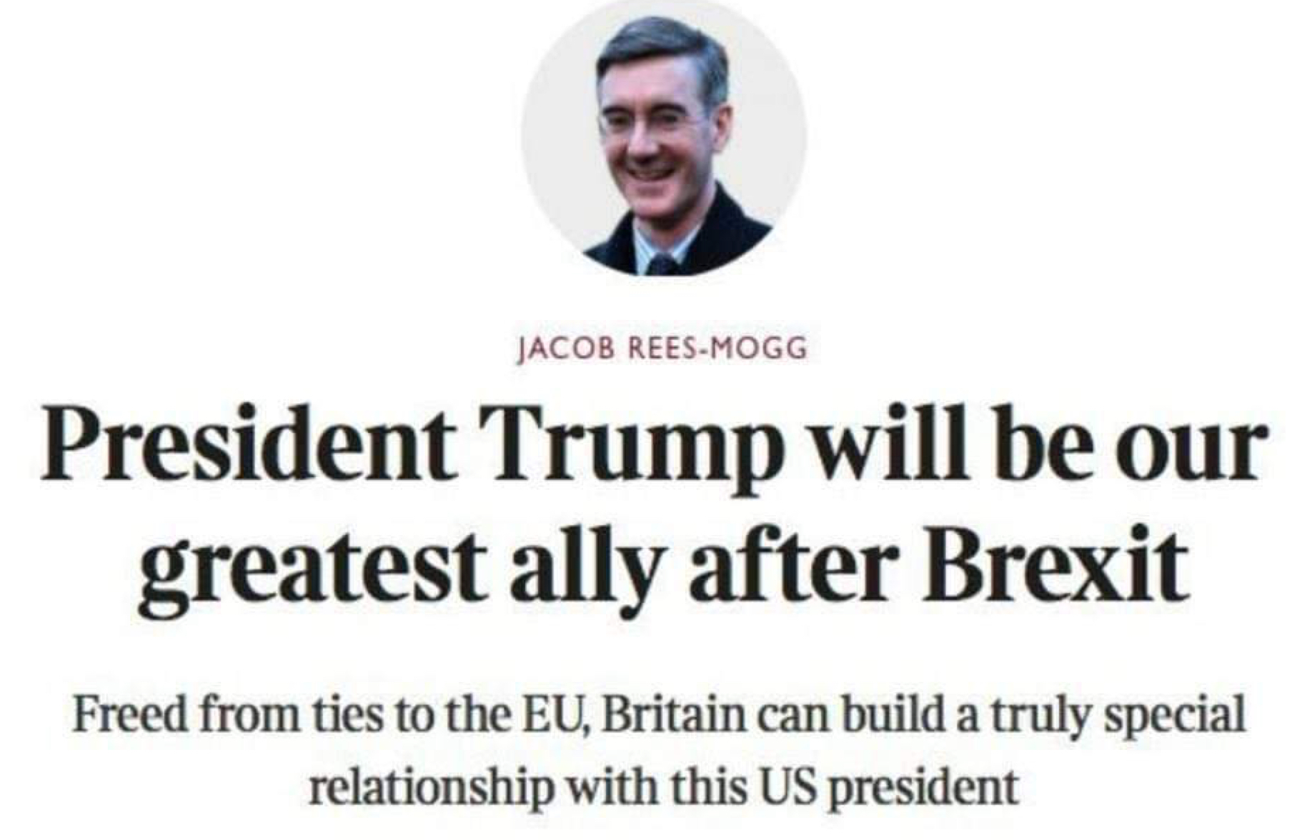 Trump Rees Mogg Blank Meme Template