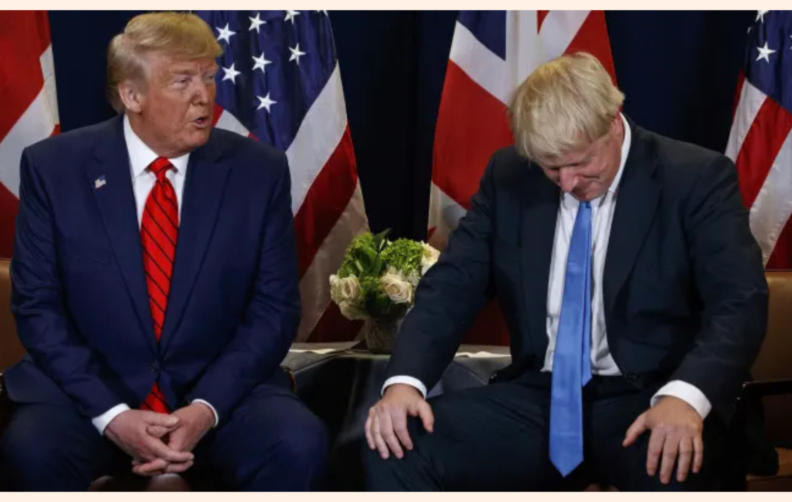 Trump Johnson Blank Meme Template
