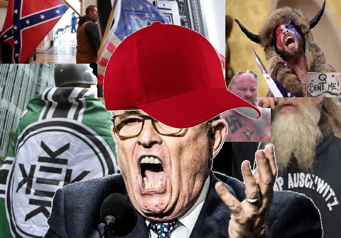 High Quality dc riot maga fascists traitor Blank Meme Template