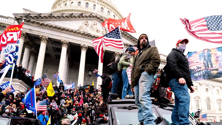 High Quality Capitol Riot Blank Meme Template