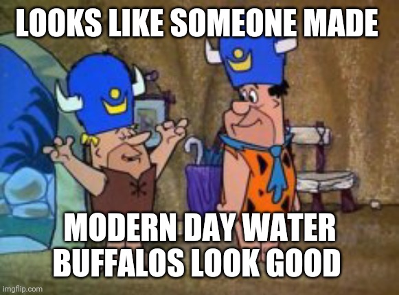 LOOKS LIKE SOMEONE MADE MODERN DAY WATER BUFFALOS LOOK GOOD | made w/ Imgflip meme maker