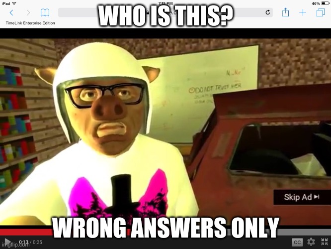 Knowledge I AM WILDCAT | WHO IS THIS? WRONG ANSWERS ONLY | image tagged in knowledge i am wildcat | made w/ Imgflip meme maker