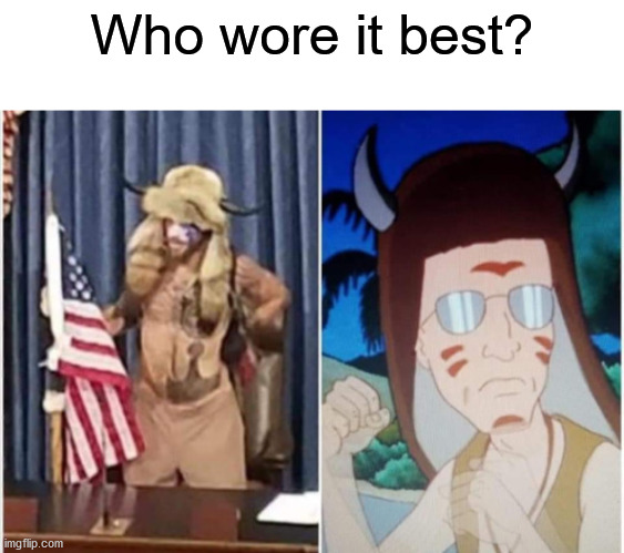 Who wore it best? | image tagged in republicans,who wore it better,king of the hill | made w/ Imgflip meme maker