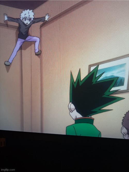 Why is this funny to me- | image tagged in spider-killua | made w/ Imgflip meme maker