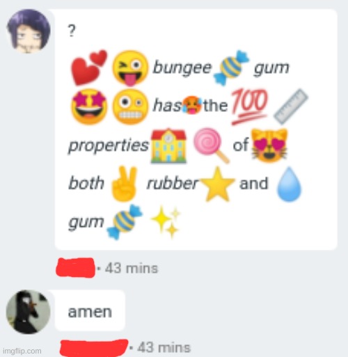 ??bungee?gum??has?the??properties??of?both✌rubber⭐and?gum?✨ | made w/ Imgflip meme maker