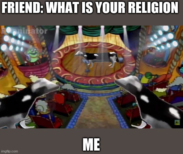 i can exsplane | FRIEND: WHAT IS YOUR RELIGION; ME | image tagged in memes | made w/ Imgflip meme maker