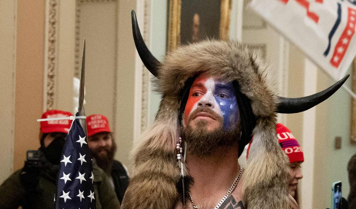 Capitol Protester Blank Meme Template