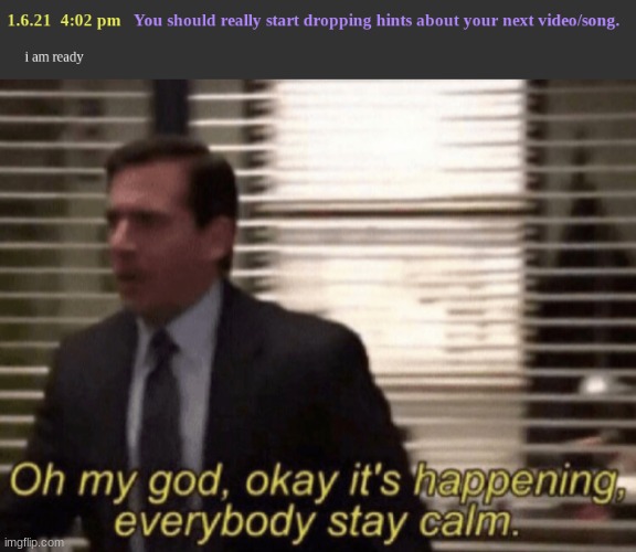 GUYS I WAS ON BILL WURTZ WEBSITE LOOKING AT Q&A AND FOUND THIS | image tagged in oh my god okay it's happening everybody stay calm | made w/ Imgflip meme maker