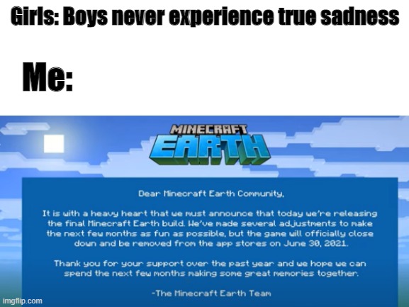 Minecraft Earth has Shut Down