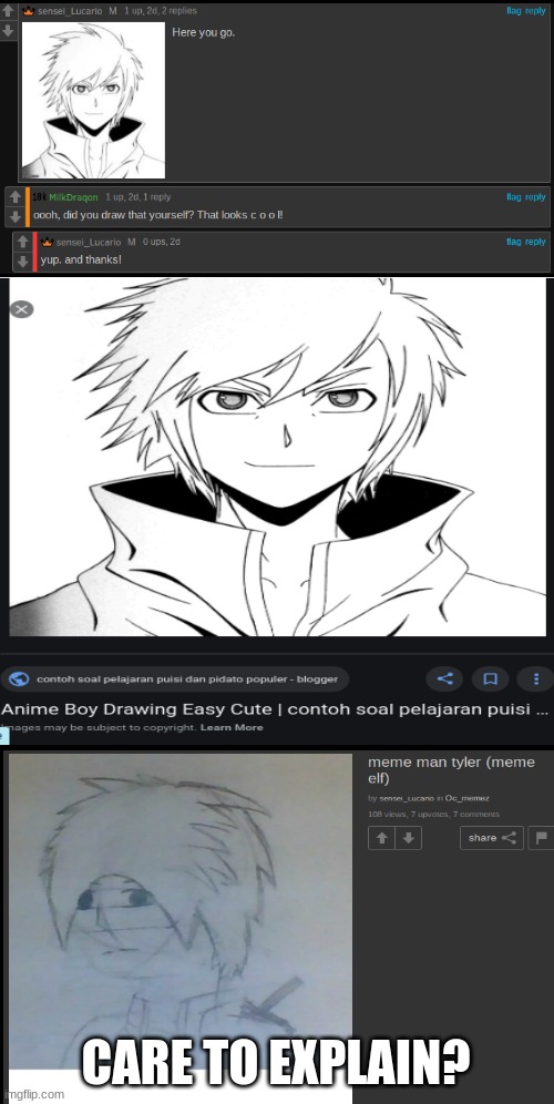 Correct me if I am wrong. | CARE TO EXPLAIN? | image tagged in double long black template | made w/ Imgflip meme maker