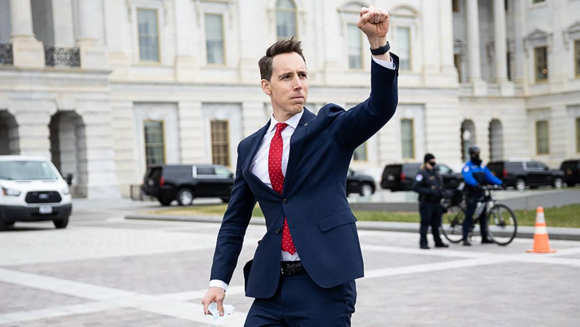 High Quality Fucking Traitor Josh Hawley Blank Meme Template