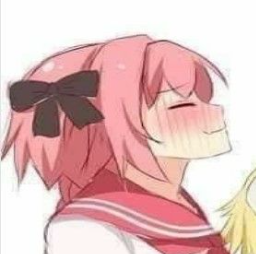 Pleased Astolfo Blank Meme Template