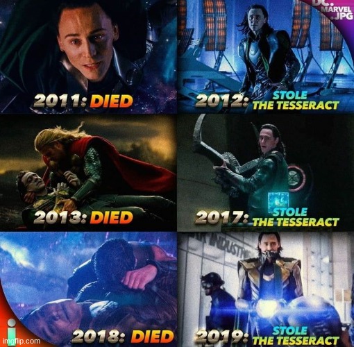 HE'S ALIVE!!!! | image tagged in loki | made w/ Imgflip meme maker